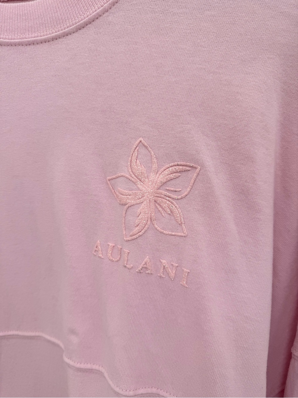 Aulani Hawaii Disney Resort Pink Glitter Shirt XS - Picture 2 of 8